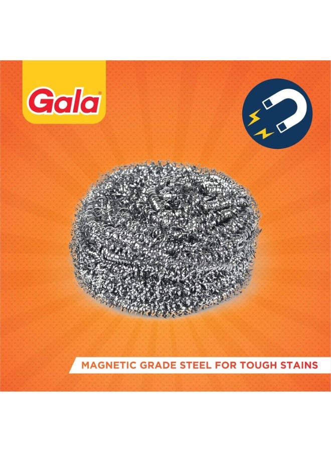 Gala Steel Scrubber Combo Set (Pack of 6) - Image 5